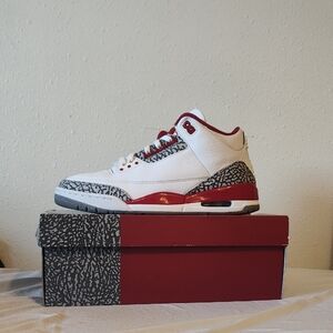 Nike Air Jordan 3 Cardinal Red Size 10